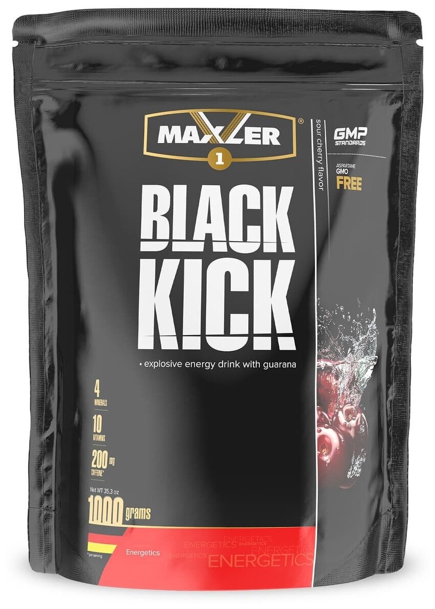 Maxler Black Kick, 1000 г (Вишня)