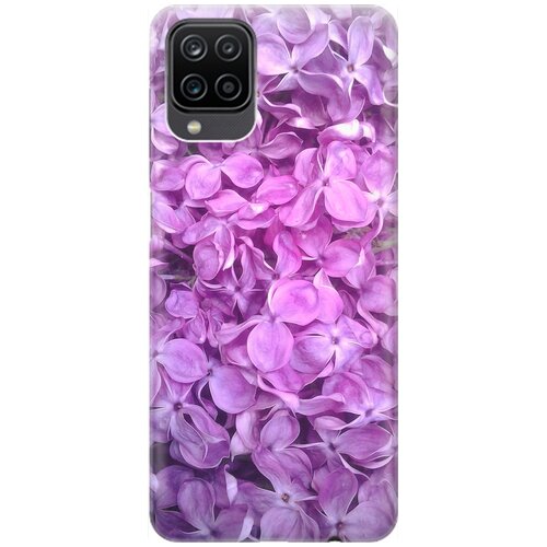 фото Силиконовый чехол на samsung galaxy a12 / m12 / самсунг а12 / м12 с принтом "цветы серени" gosso