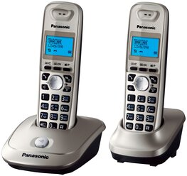 Телефон PANASONIC KX-TG2512RUN, DECT (платиновый)