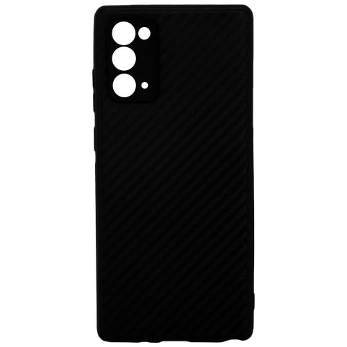 Силиконовый чехол имитация карбона Samsung Galaxy Note 20 силиконовый чехол имитация карбона для samsung galaxy a04 черный