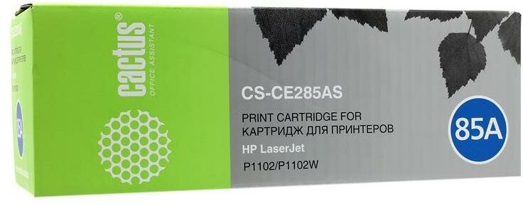 Картридж BLACK /P1102/P1102W 1.6K CS-CE285AS CACTUS