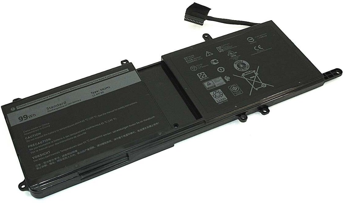 Аккумулятор 0MG2YH для ноутбука Dell Alienware 15 2018 11.4V 99Wh (8333mAh) черный
