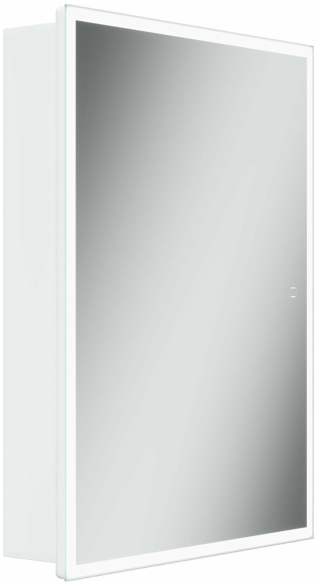Зеркальный шкаф для ванной комнаты SANCOS Cube 600х140х800 с подсветкой, арт. CU600