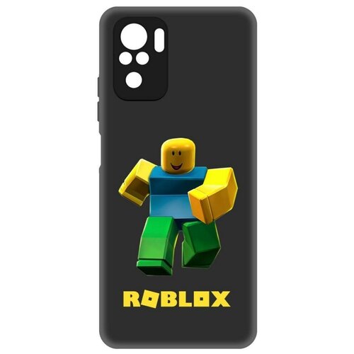 Чехол-накладка Krutoff Soft Case Roblox-Классический Нуб для Xiaomi Poco M5s черный чехол накладка krutoff soft case roblox классический нуб для xiaomi poco x6 черный