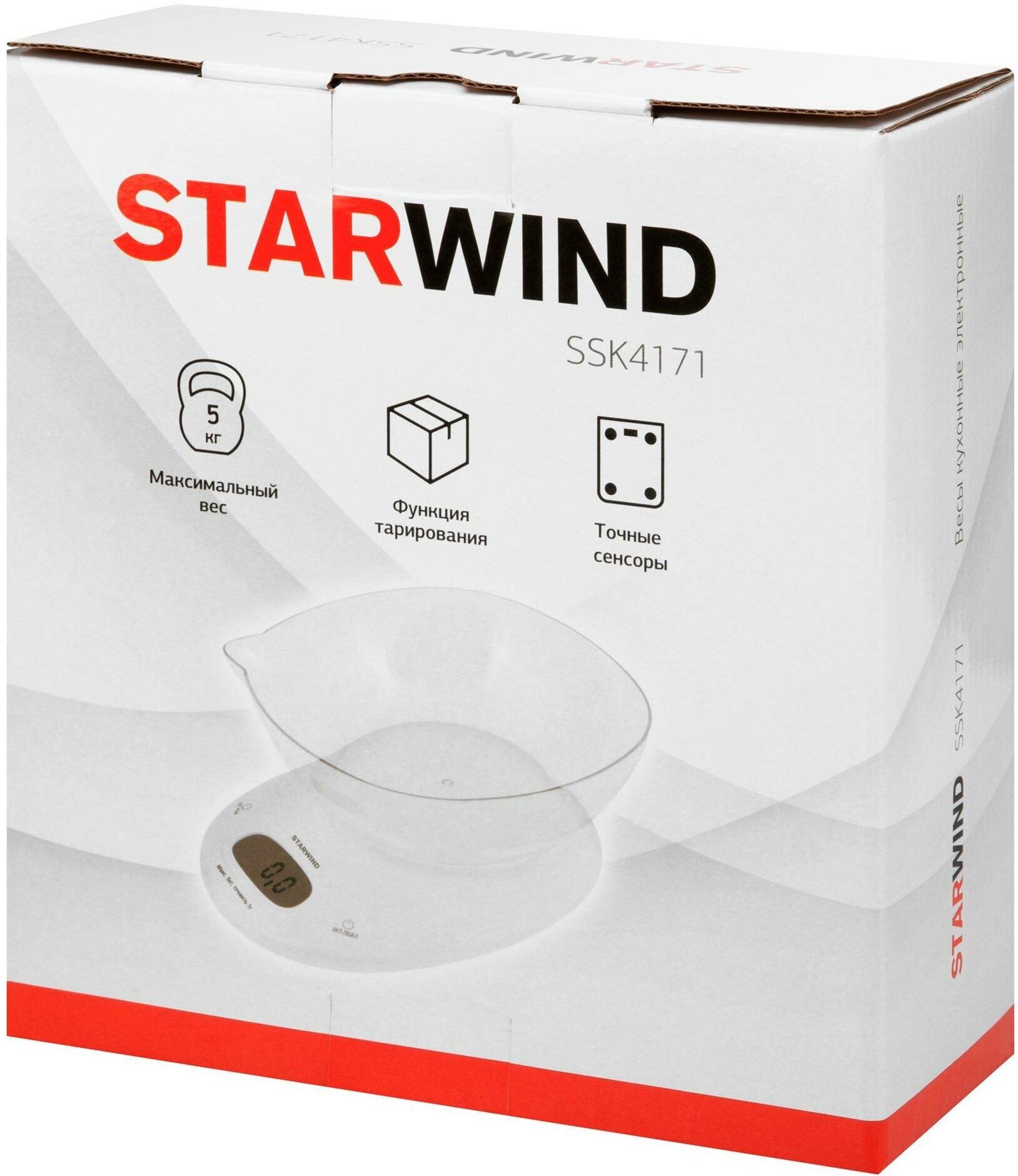 Весы кухонные электронные Starwind макс.вес:5кг белый - фото №15