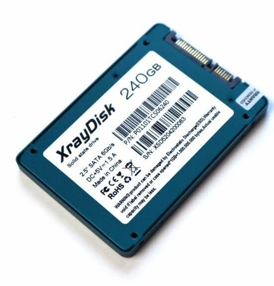 Твердотельный накопитель XrayDisk 240 ГБ SATA XR240AEYXC2