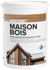 Краска акриловая VINCENT Maison en Bois влагостойкая матовая белый 0.9 л