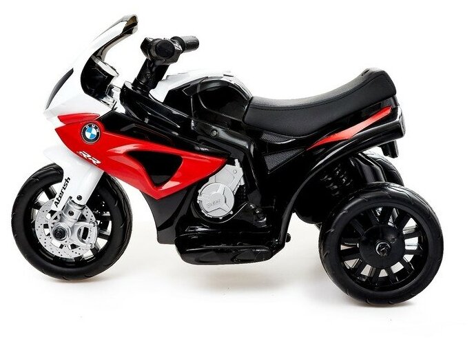 Электромотоцикл КНР BMW S1000 RR, кожаное сидение, цвет красный