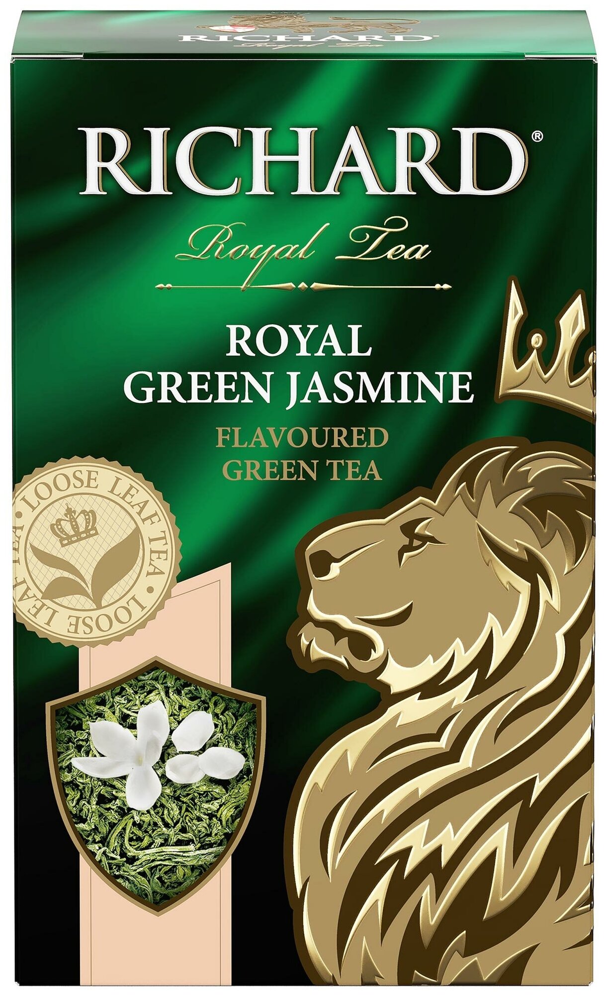 Чай Richard "Royal Green Jasmine", зеленый с жасмином, листовой, 90 гр - фотография № 3