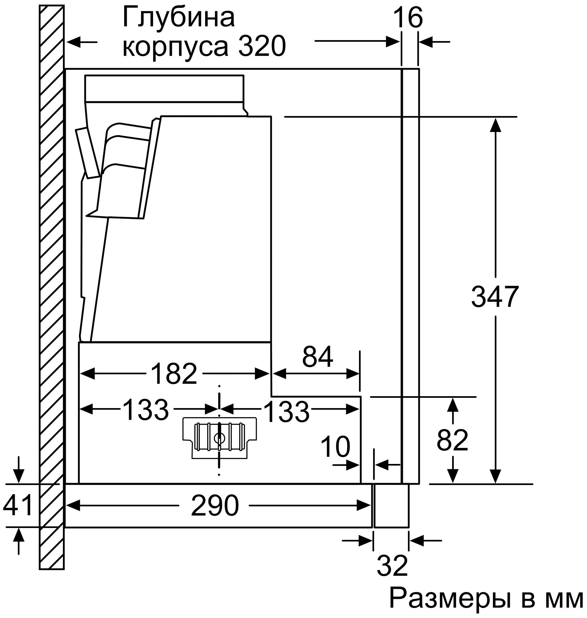 Встраиваемая вытяжка NEFF D46PU54X1, серебристый - фотография № 8