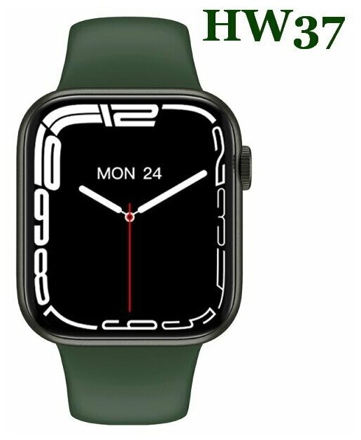 Смарт-часы HW37, зеленые / Умные часы HW37, зеленые