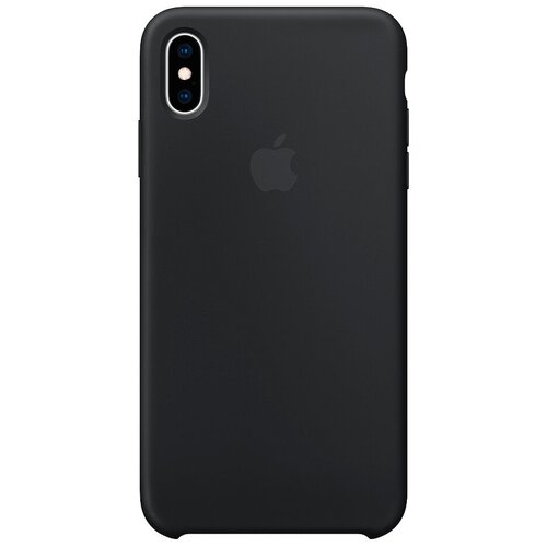 фото Чехол-накладка apple силиконовый для iphone xs max черный