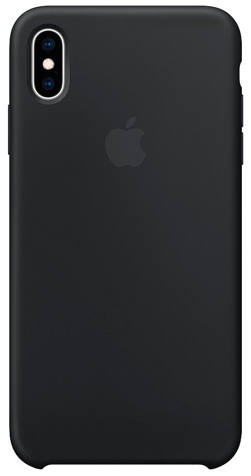 Чехлы для мобильных телефонов Apple Чехол-накладка Apple силиконовый для iPhone XS Max Black mrwe2zm/a