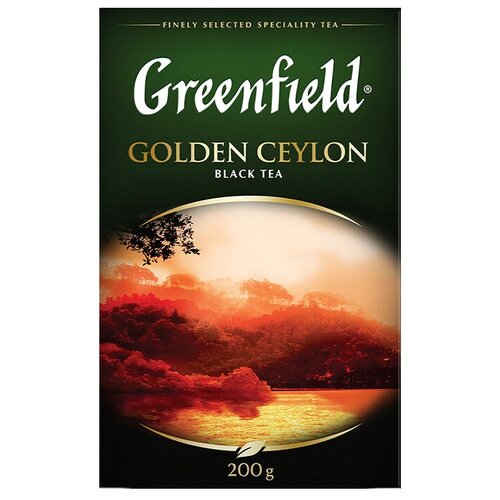 Greenfield чай черный листовой Golden Ceylon 200г.