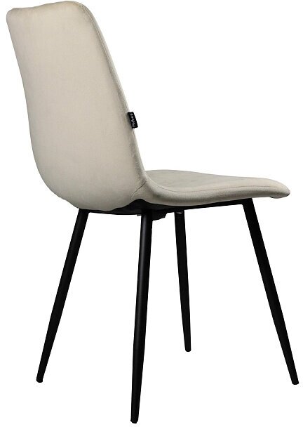 Комплект стульев 2шт. для кухни Ridberg CIRCUS, велюр, бежевый. Стул для обеденной зоны, для гостиной, для спальни и детской комнаты - фотография № 11