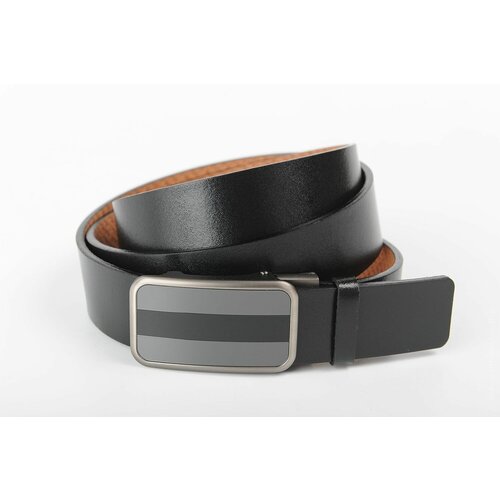 фото Ремень olio rosti, размер 120, черный