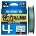 Леска плетёная SHIMANO Kairiki 4 PE 150 м разноцвет. 0.19 мм 11.6 кг