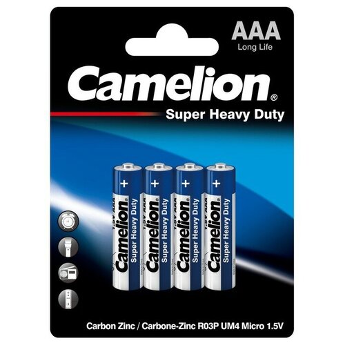 Батарейка Camelion Blue Series AAA, в упаковке: 4 шт. батарейка camelion blue series aa в упаковке 4 шт