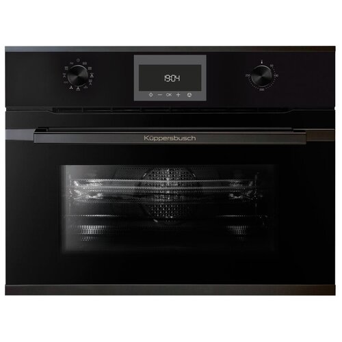 Компактный духовой шкаф с микроволнами Kuppersbusch CBM 6330.0 S2 Black Chrome