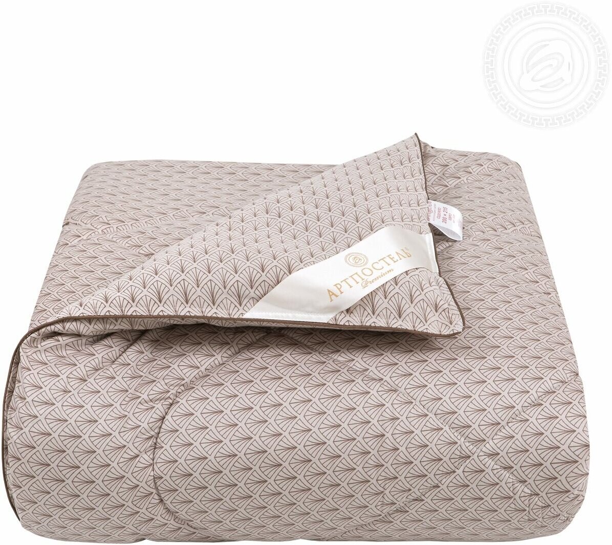 Одеяло «Camel» верблюжья шерсть/сатин Premium (1.5 спальное 140*205см)