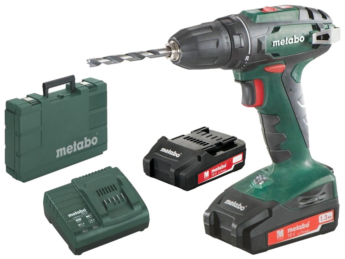 Дрель-шуруповерт Metabo BS 18 аккум. патрон:быстрозажимной (кейс в комплекте) - фото №10