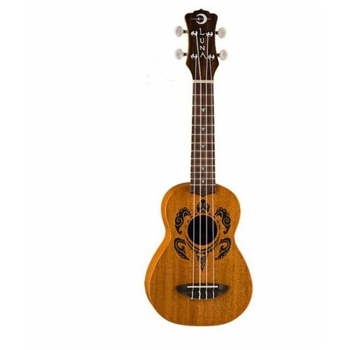 Luna UKE HONU Укулеле сопрано dunlop uke soprano stdnt 4 set струны для укулеле сопрано