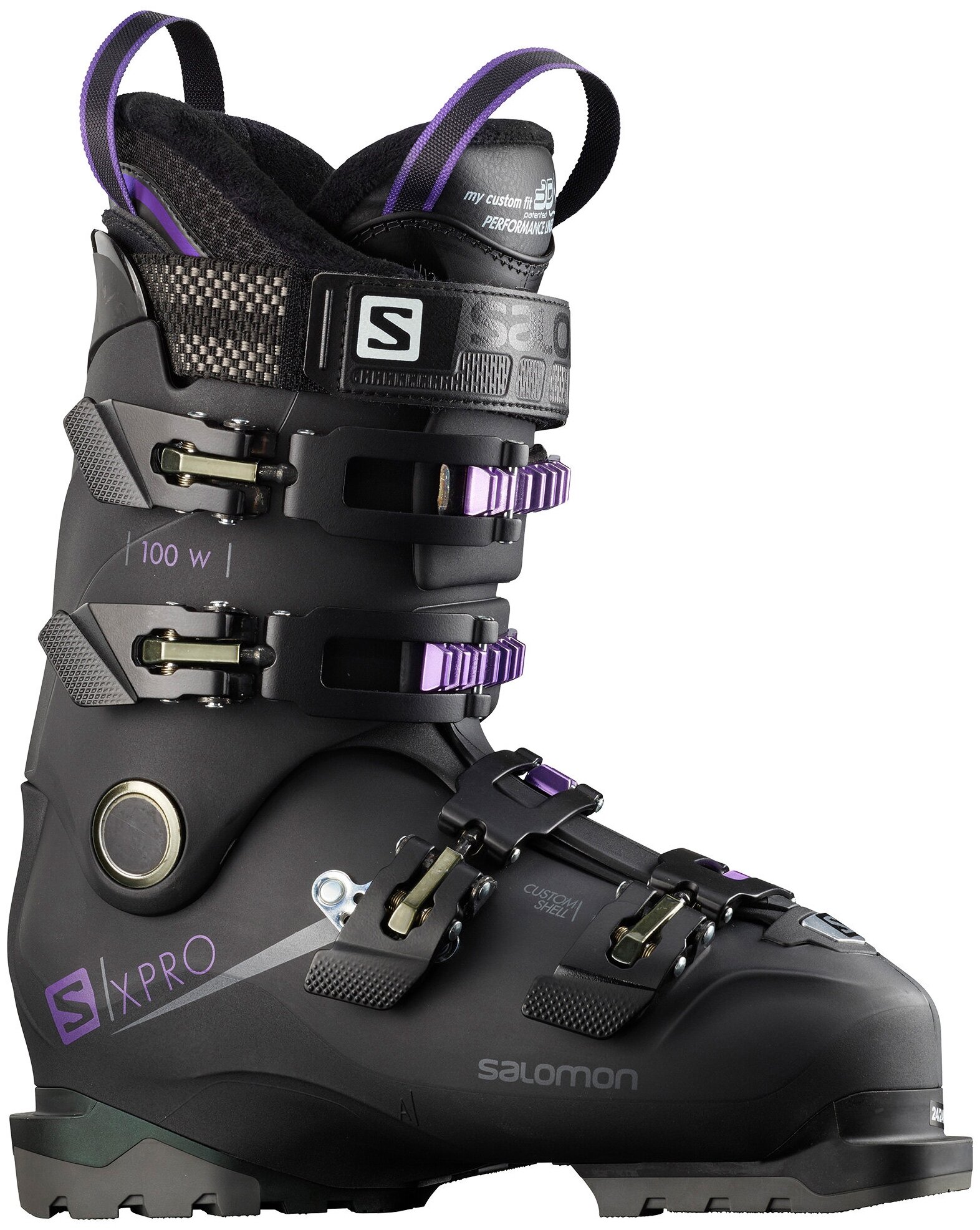   Salomon X Pro 100 W Black/Purple (18/19) (27.5)