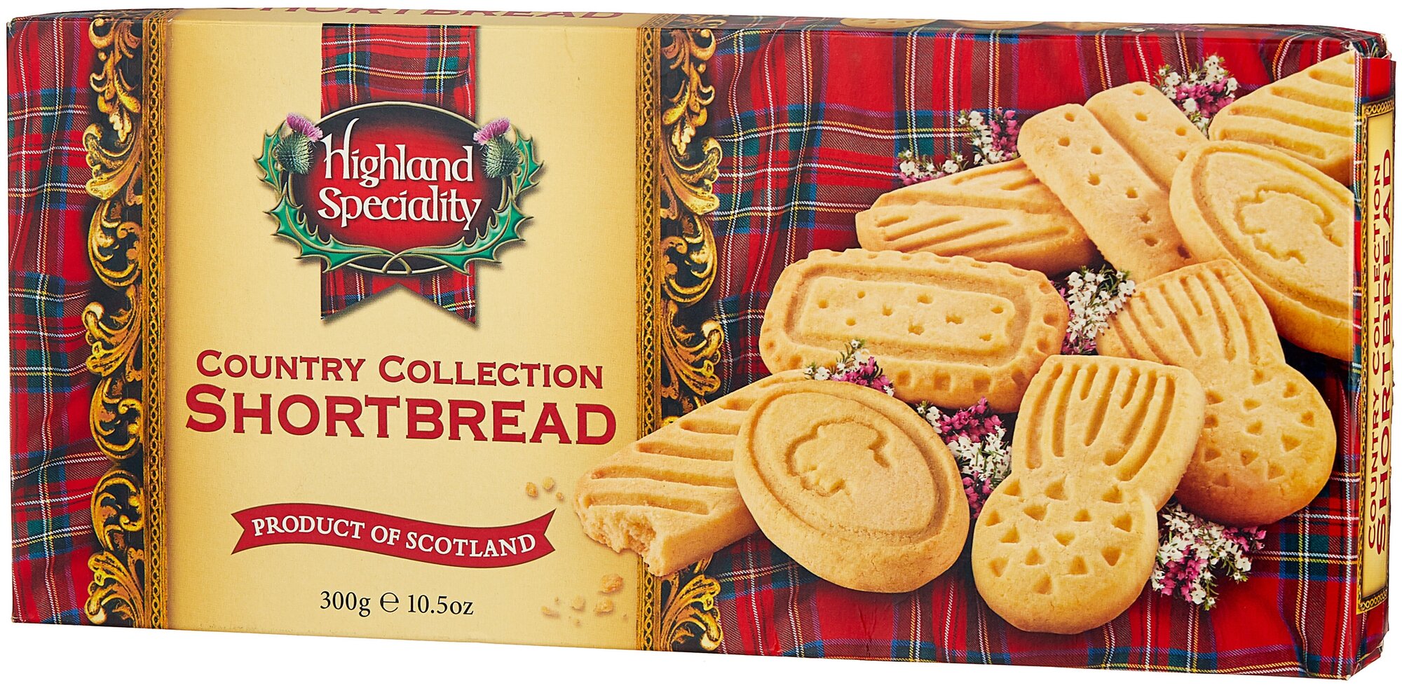 HS704 "Highland Speciality" Country Collection Shortbread Песочное печенье ассорти, 300г - фотография № 1