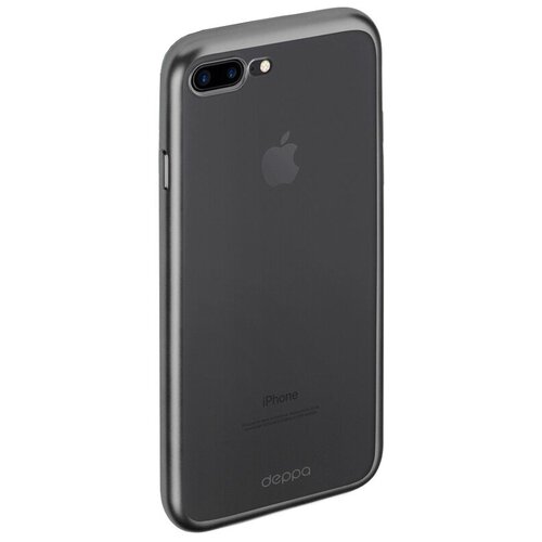 фото Чехол-накладка deppa gel plus case (матовый) для apple iphone 7 plus/iphone 8 plus графит