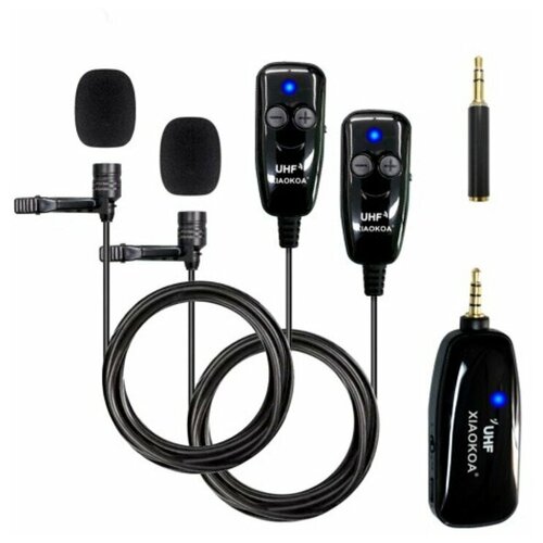 Комплект из двух микрофонов и одного приемника XIAOKOA N81-UHF 299000₽