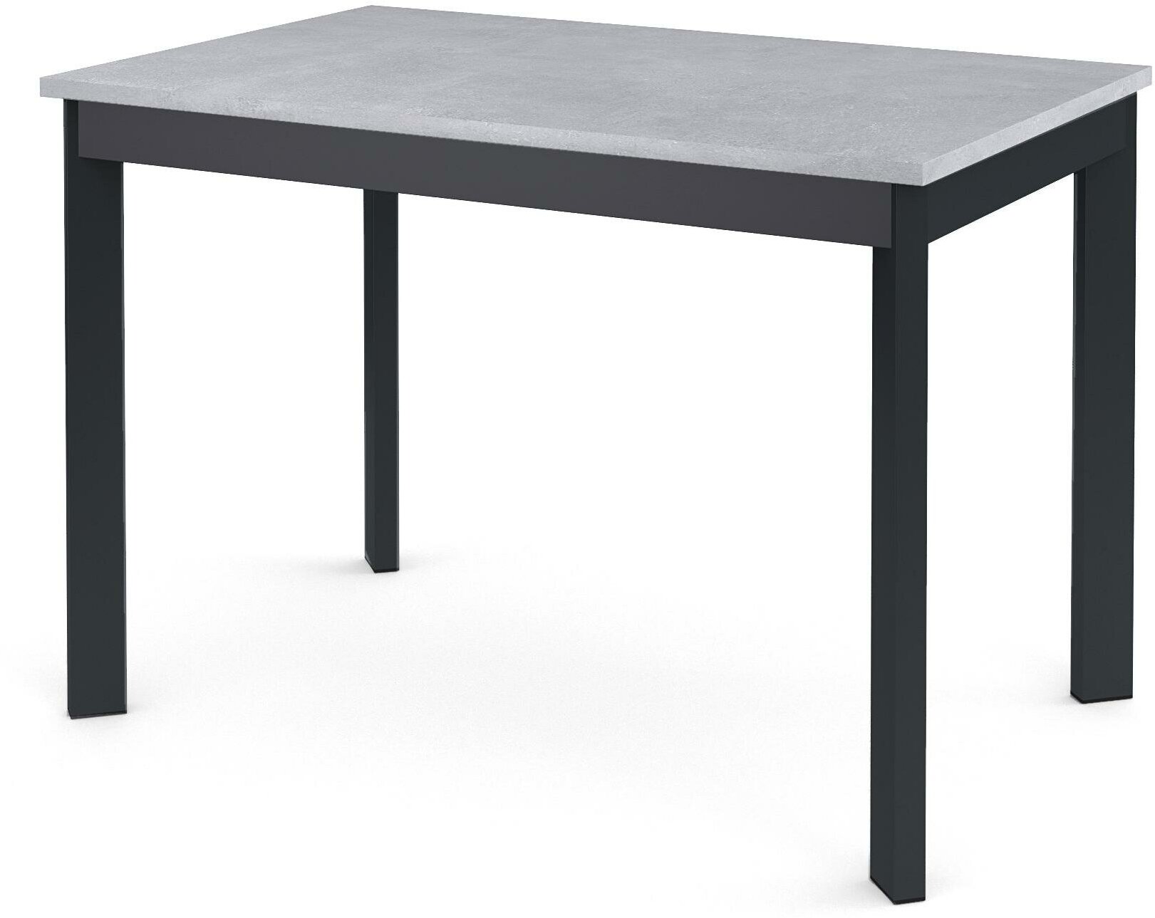 фото Стол DikLine L110 Бетон (ЛДСП EGGER)/Опоры черный