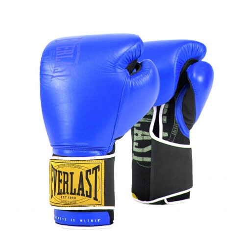 Перчатки тренировочные Everlast 1910 Classic 14oz синие