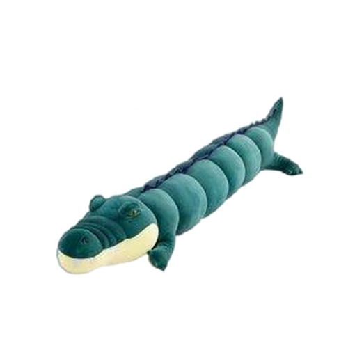 Мягкая игрушка длинный крокодил, темно-зеленый 120 см мягкая игрушка длинный крокодил зеленый 80 см