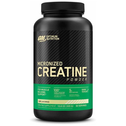 Креатин Optimum Nutrition Micronised Creatine Powder, 300 гр. creatine powder 300 гр лимон