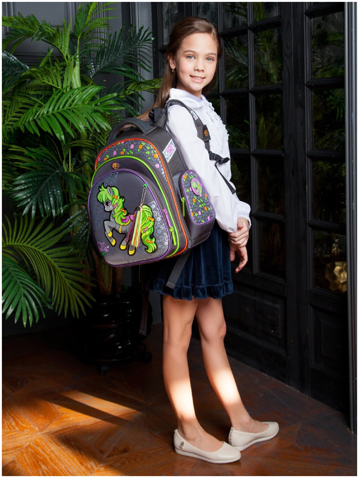 Ранец школьный Hummingbird формованный с мешком для обуви - фото №6