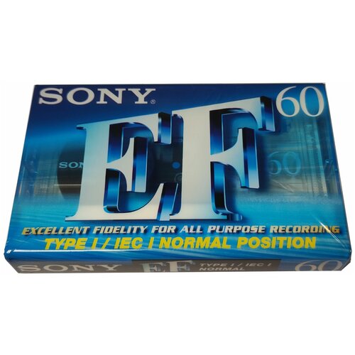 Аудиокассета SONY EF60 аудиокассета sony cdix ii 10