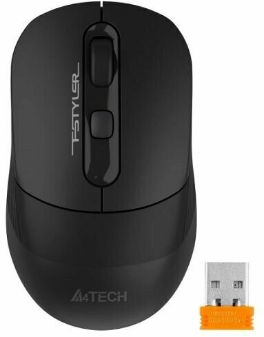 Мышь A4Tech Fstyler FB10C черный оптическая (2400dpi) беспроводная BT/Radio USB (4but)