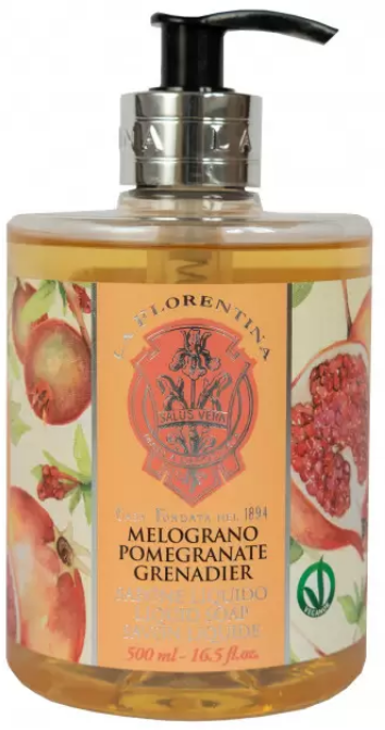 La Florentina Liquid Soap Pomegranate Жидкое мыло с оливковым маслом и экстрактом граната 500 мл