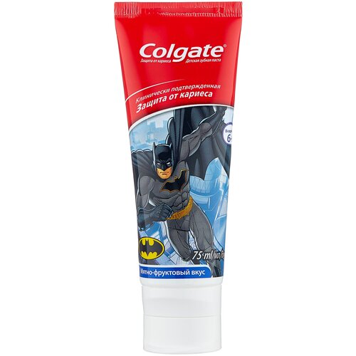 Colgate детская зубная паста Batman для детей 6 +, 75 мл