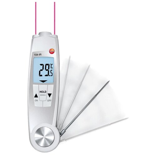 Термометр инфракрасный/проникающий Testo 104-IR, водонепроницаемый, складной