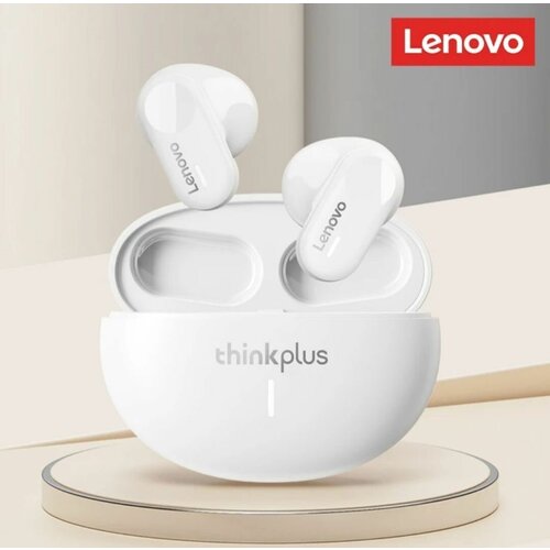 Беспроводные наушники Lenovo LP19 Bluetooth 53 TWS белый 279000₽