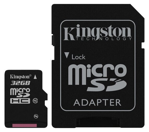 Карта памяти MicroSD Kingston 32 ГБ