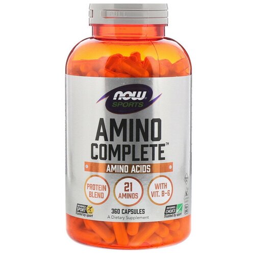 Аминокислотный комплекс NOW Amino Complete 21 aminos, нейтральный