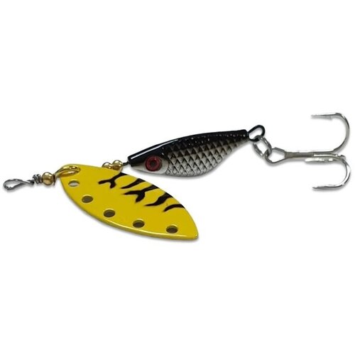 Блесна вращающаяся Extreme Fishing ABSOLUTE OBSESSION 6г 18-SBlack/FluoYellowBlack