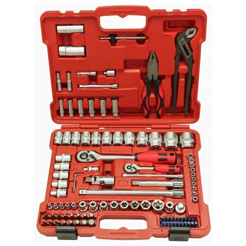 Набор инструмента Perfect Tools (Тайвань) 105 предметов (1/2“ и 1/4“) PT-S4105A-BS1 , 1 шт.