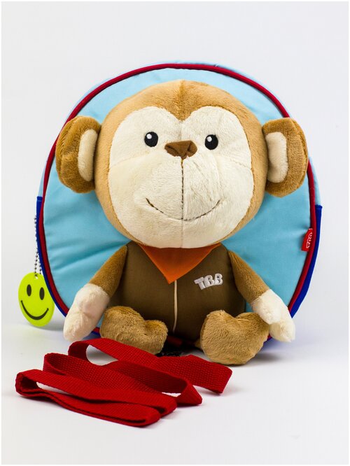 Рюкзак детский для малышей в садик с обезьянкой