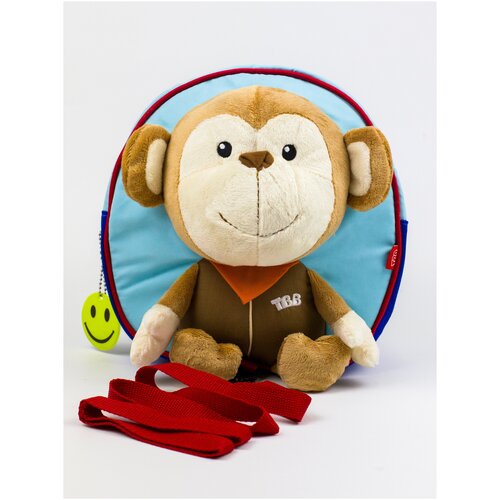 фото Рюкзак детский для малышей в садик с обезьянкой маис