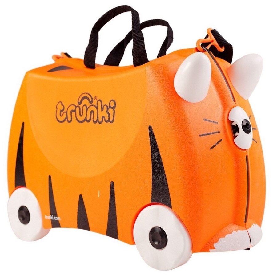 Чемодан-каталка trunki Tipu TRU-T085, ручная кладь, 47х32х21 см, 18 л, 1.7 кг, оранжевый