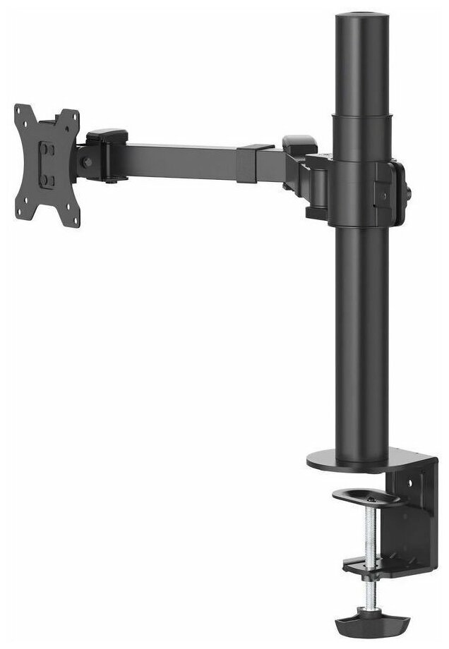 Кронштейн для мониторов HAMA FM Arm 00118493, до 35", до 15кг, настольный, поворотно-выдвижной и наклонный, черный