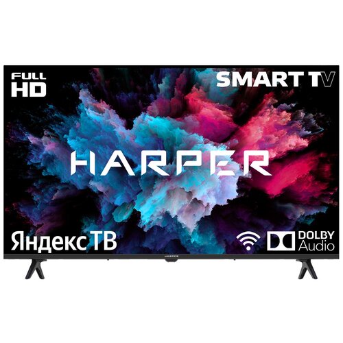 Телевизор HARPER 43F750TS, SMART (Яндекс ТВ), черный